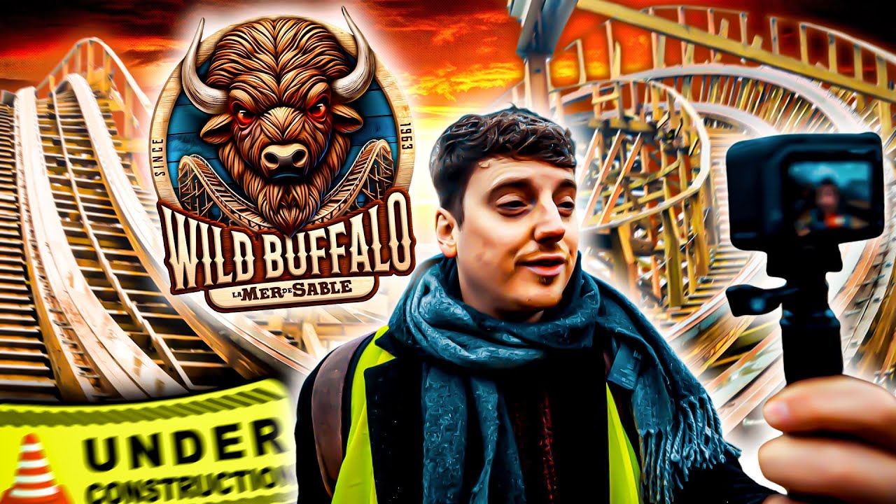 Je visite le Chantier du NOUVEAU COASTER GCI de la Mer De Sable ! (Wild Buffalo)
