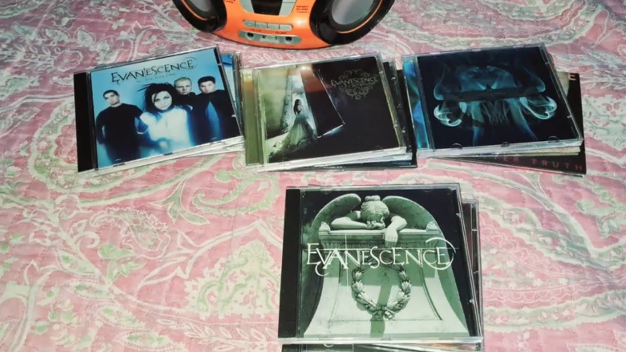 unboxing of my evanescence collection (1998 ep, sound asleep, origin, not for your ears and more)
