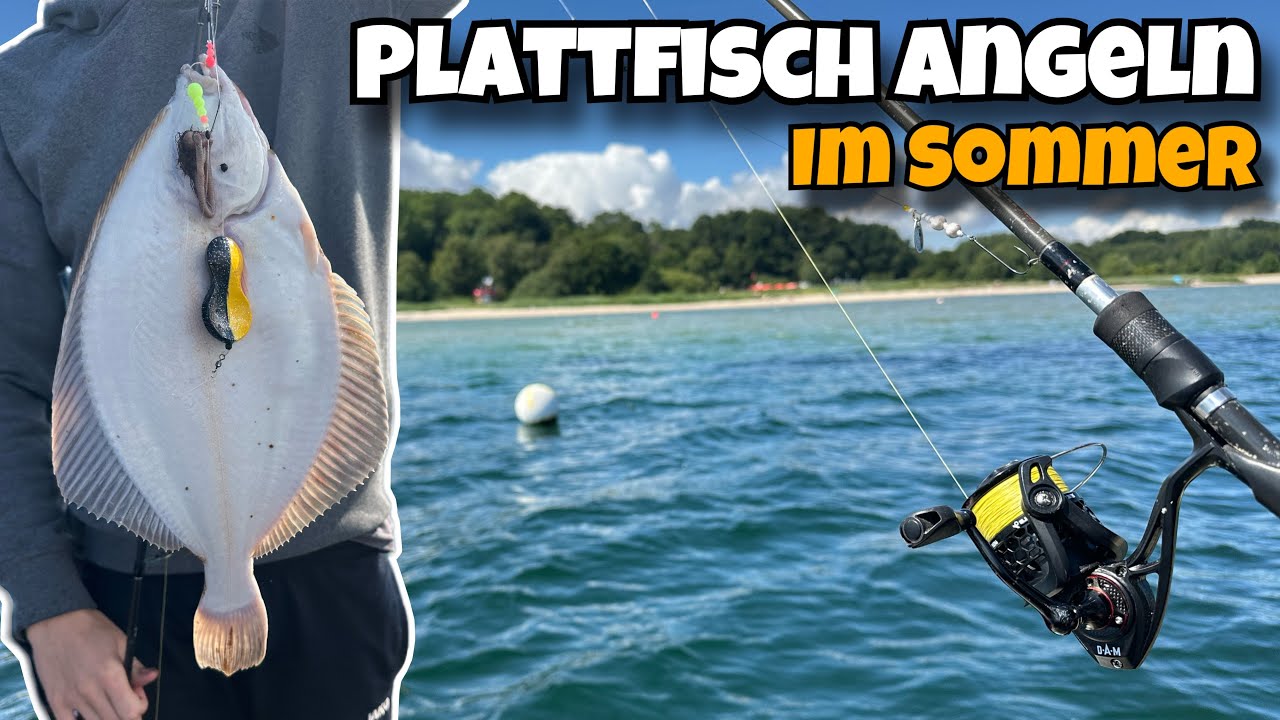 Plattfisch Angeln Ostsee - Scholle/ Kliesche/ Flunder mit Buttlöffel fangen