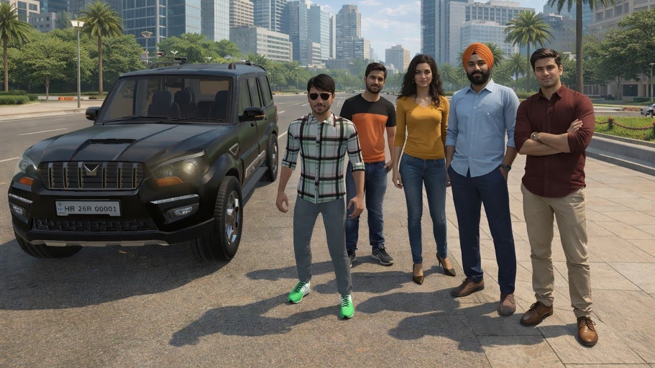 भाई लोगो के साथ आज घूमने आया कालू 😍- indian Vehicle Simulator 3D 🔥 Live Gameplay 🤩