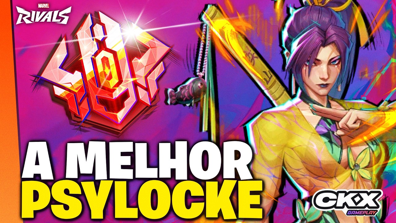 COMO O TOP 1 PSYLOCKE JOGA MARVEL RIVALS NA TEMPORADA 3.5