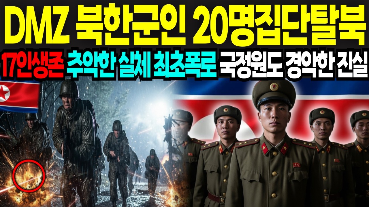 [탈북민사연][실화] 20명이 넘었지만 17명만 살아남았습니다. 전우 3명을 사지에 묻고 남한에서 통곡한 인민군 중위의 고백