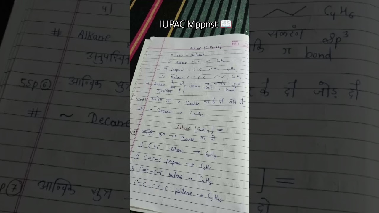 IUPAC notes 