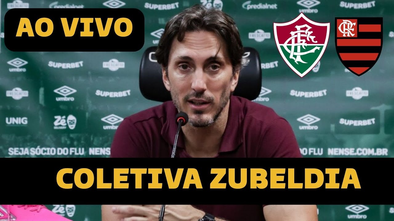 COLETIVA ZUBELDÍA AO VIVO - FLUMINENSE X FLAMENGO - FINAL DO CAMPEONATO CARIOCA 2026