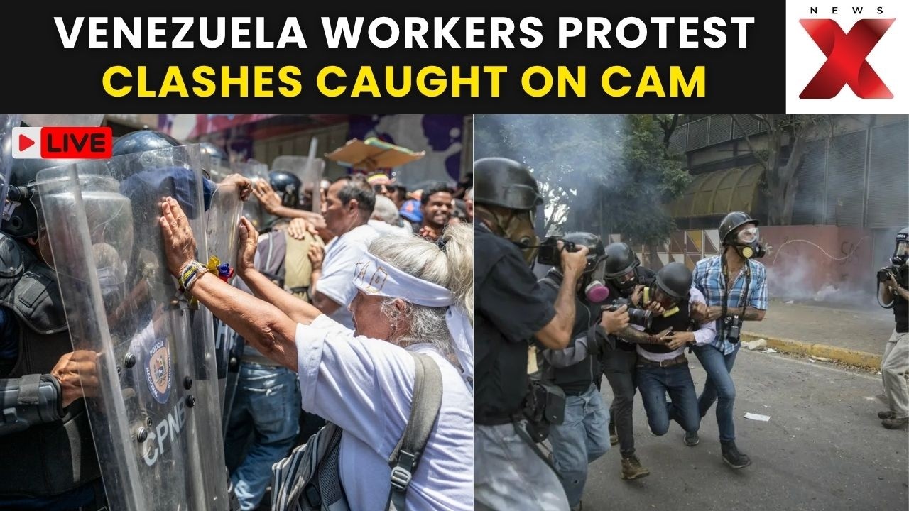 Venezuela Shocking Protests LIVE: Clashes Erupt in Venezuela During State Workers Protest in Caracas