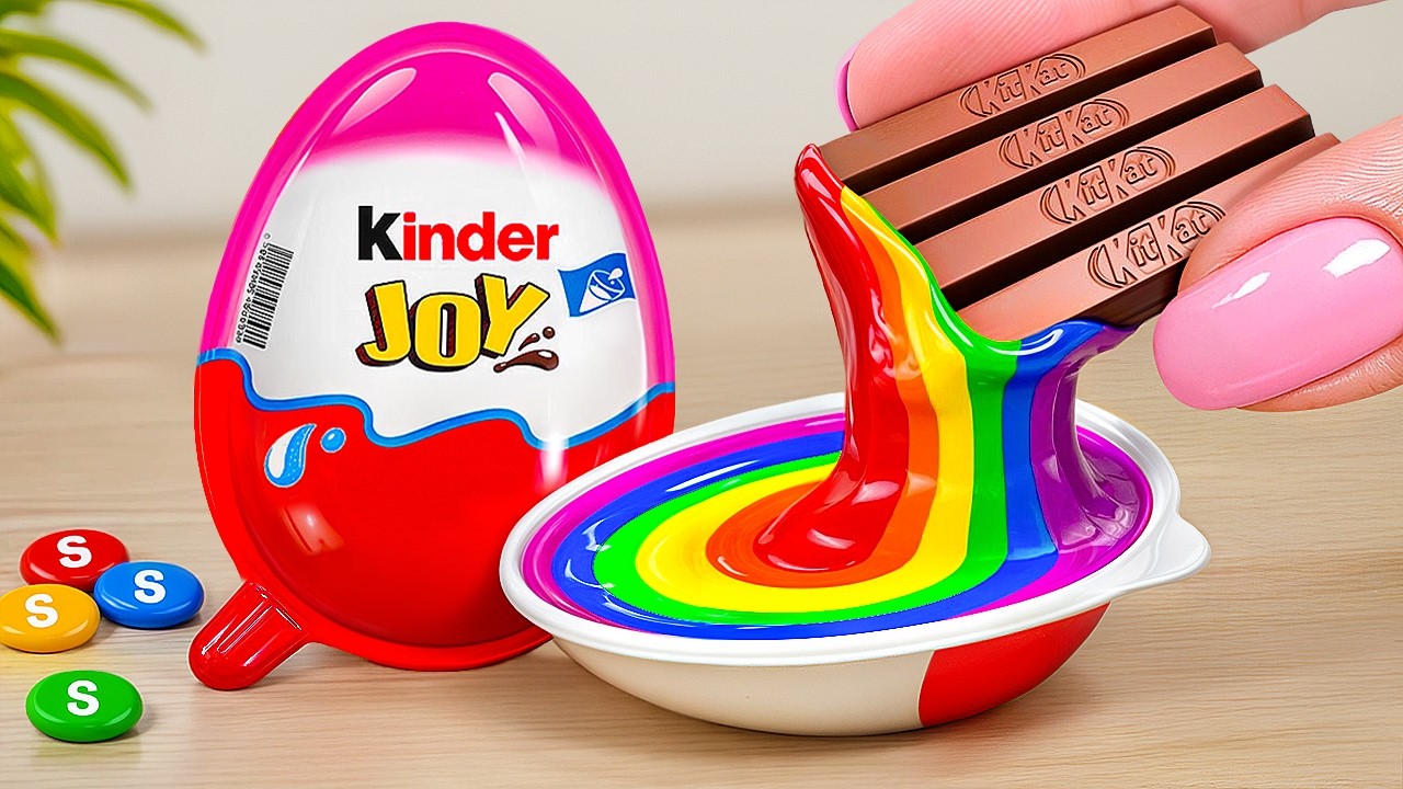Mini Kinder Chocolate Cake Recipe Using KitKat | Satisfying Pink Cake Decorating Hacks