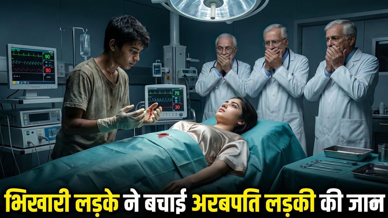 जब भिखारी वार्ड बॉय लड़के ने बचाई अरबपति लड़की की जान Emotional Story Video 📷📸 