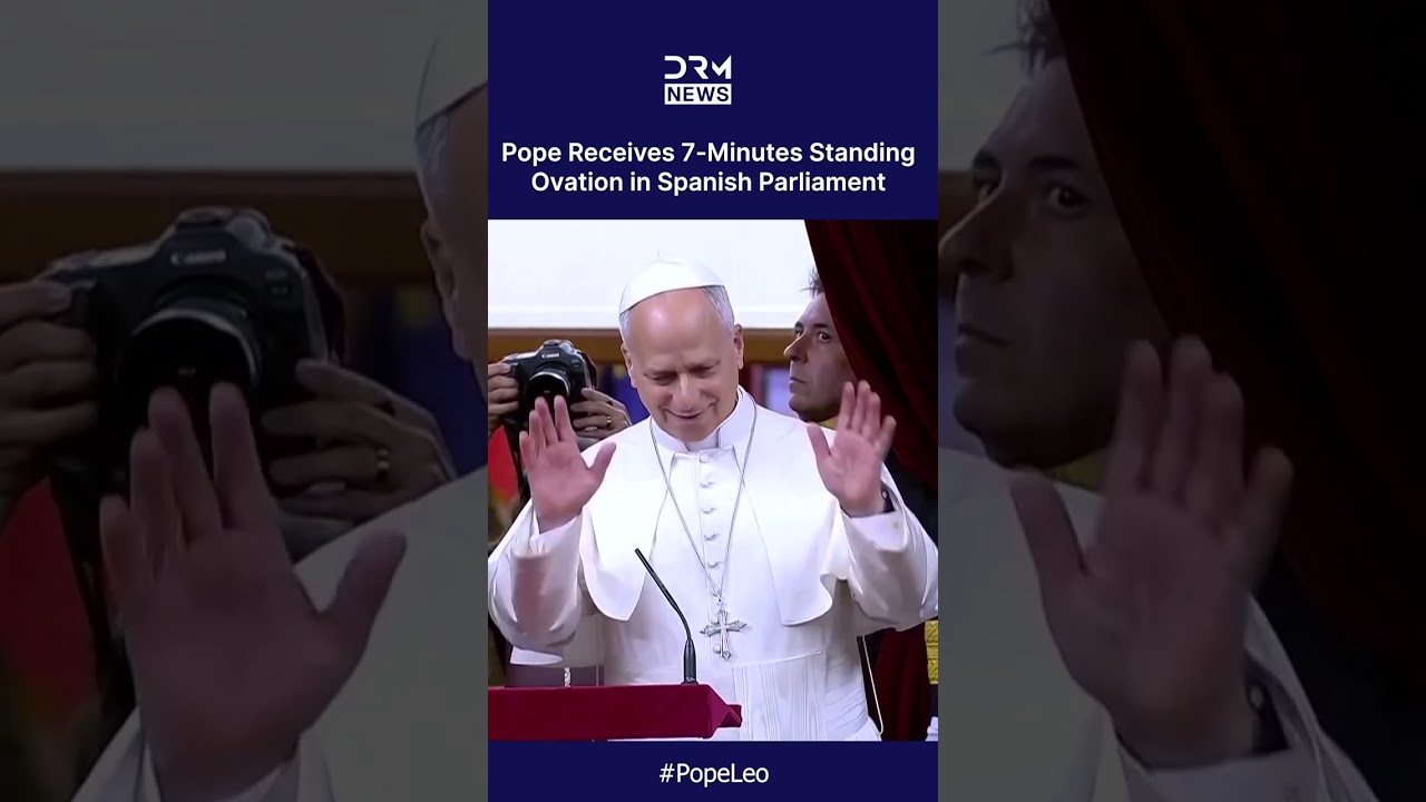 INCREDIBLE SCENES: Pope Leo Receives Massive 7-Minute Standing Ovation in Spanish Parliament | AK1C