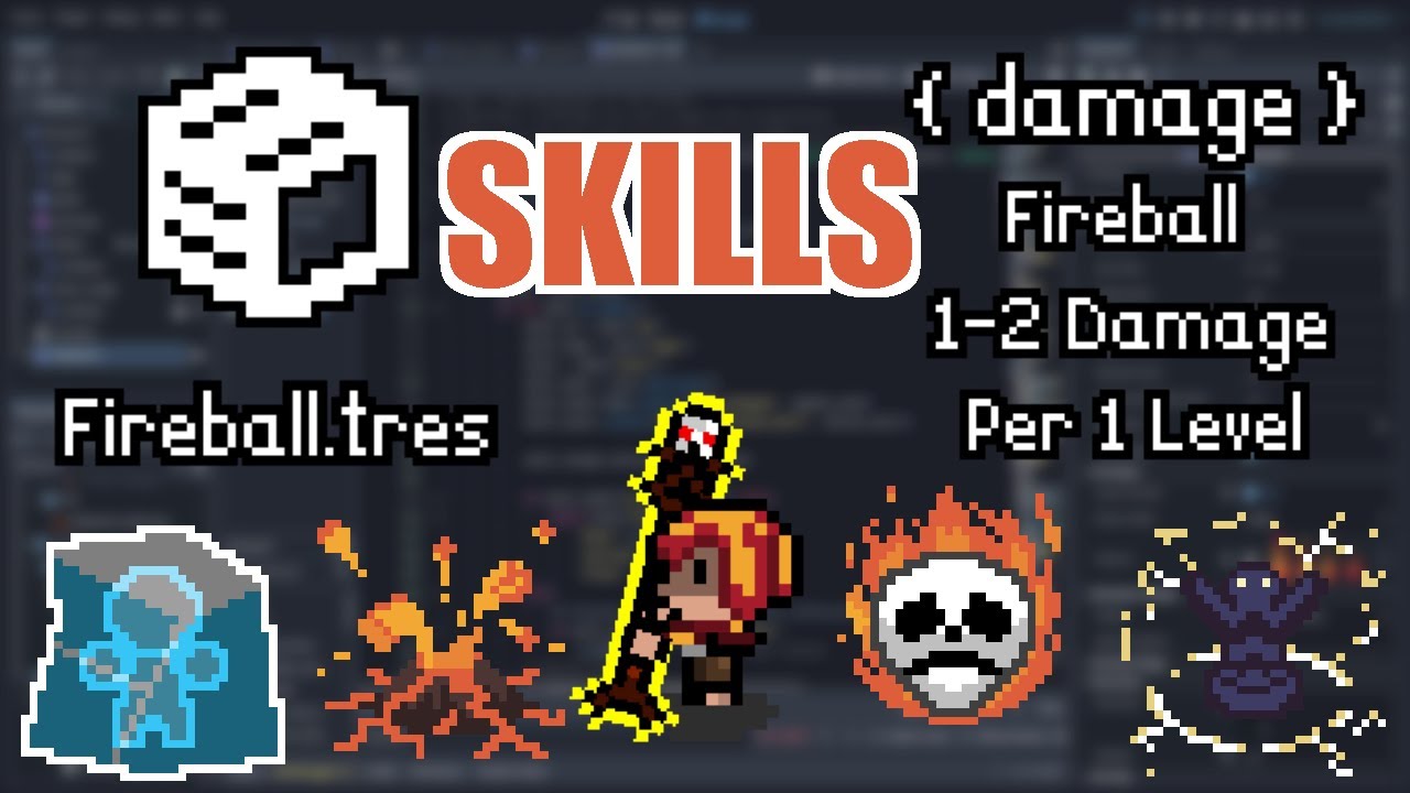 How i create Skills for my solo ARPG game - Godot 4