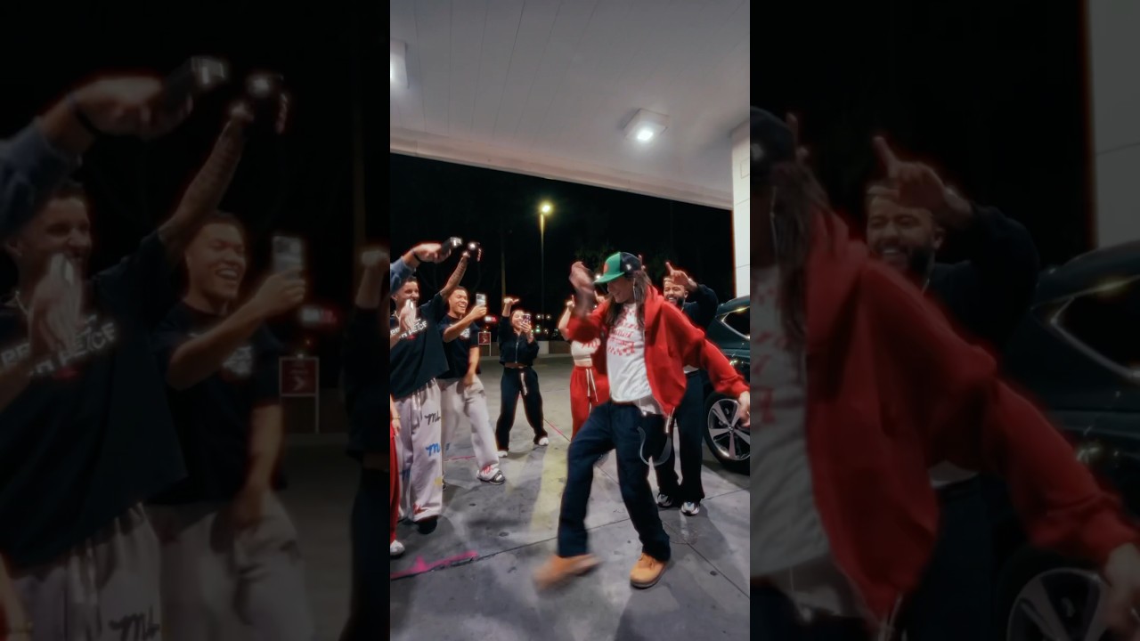 Turned the Gas Station into a Music Video 😂🔥 #shorts