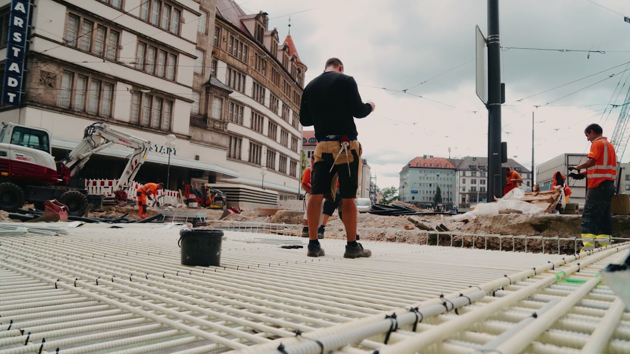 Tracks reinforced with Schöck Combar®