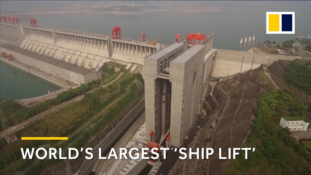 World&rsquo;s largest &lsquo;ship lift&rsquo; in the Three Gorges Dam