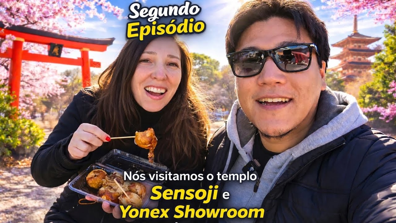 Japão | Episódio 2: Templo Sensoji + Paraíso da Yonex 🎌