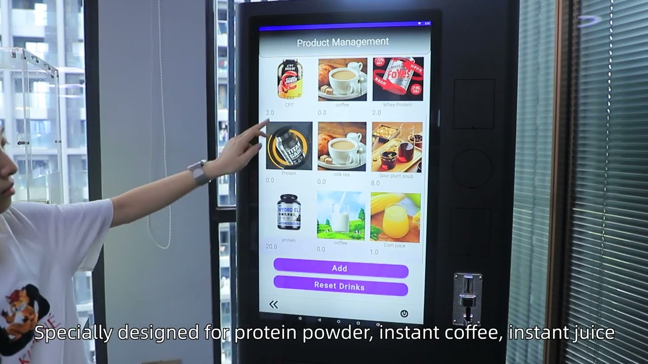 Protein Shake Vending Machine