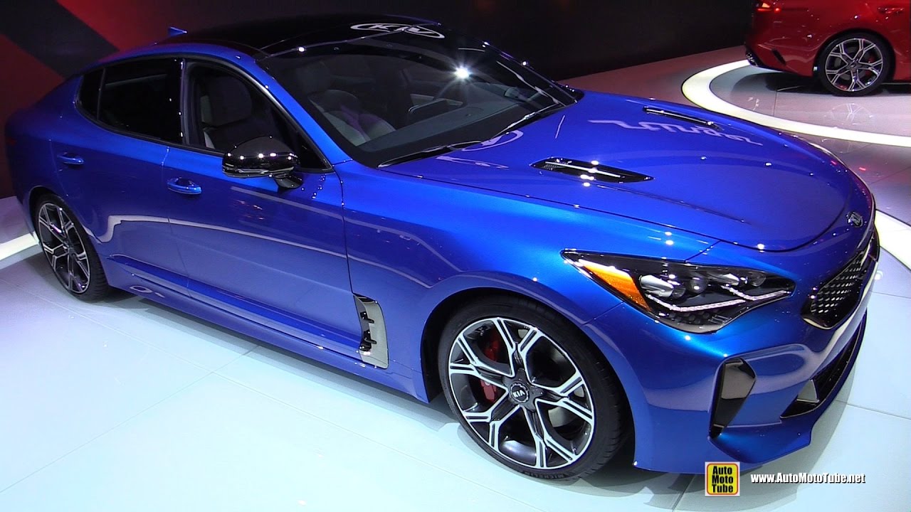 2018 KIA Stinger - Exterior and Interior Walkaround - Debut at 2017 Detroit Auto Show