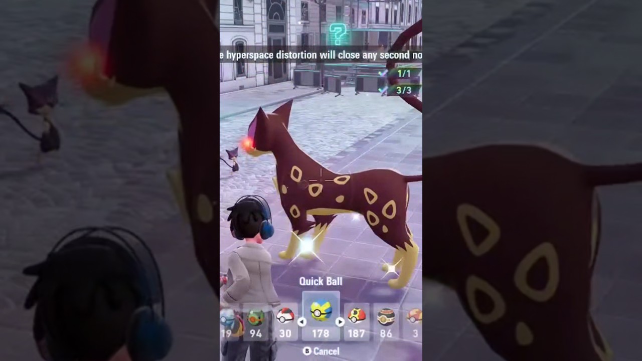 pokemon legend za shiny ✨️ liepard 😭 #pokemon #pokemonlegendsza #shinyhunting #pokemonza #pok&eacute;monza