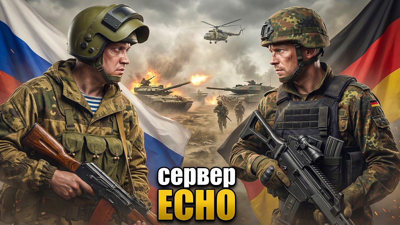 ГЕРМАНИЯ vs РОССИЯ - ВПЕРВЫЕ!  | одна жизнь | ARMA Reforger | сервер ECHO