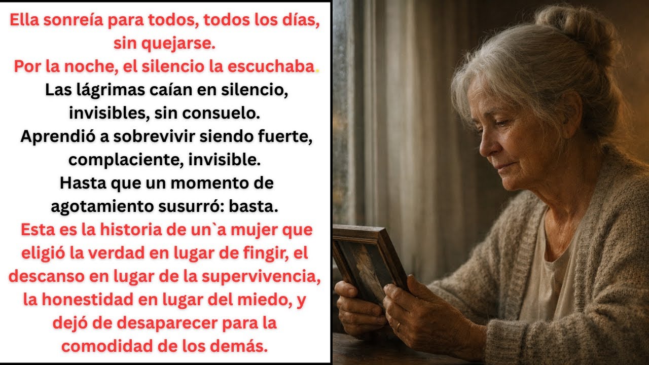 La mujer que ocultó su dolor detrás de una sonrisa perfecta - nadie sabía por qué
