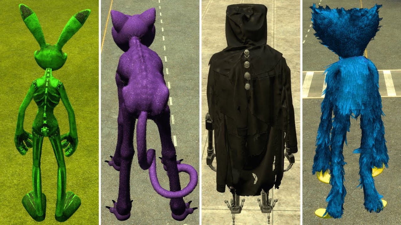 Playing As Chapter 1, 2, 3, 4 Monsters from Poppy Playtime | Garry's Mod