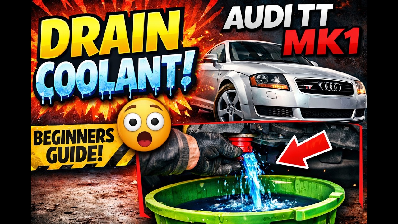 Audi TT Mk1 - How to drain Engine Coolant