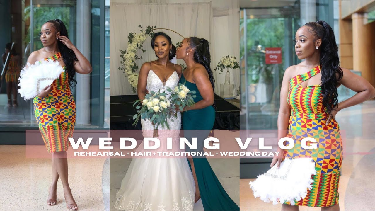 WEDDING VLOG: GHANA & HAITI | WEDDING REHEARSAL, WEDDING DAY, HAIR & MORE | KATHY DORLEANS
