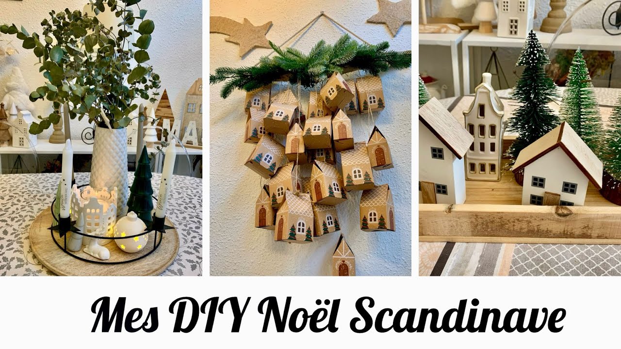 Mes DIY Noël Scandinave/3DIY/ Facile et économique//MarionEvents2024