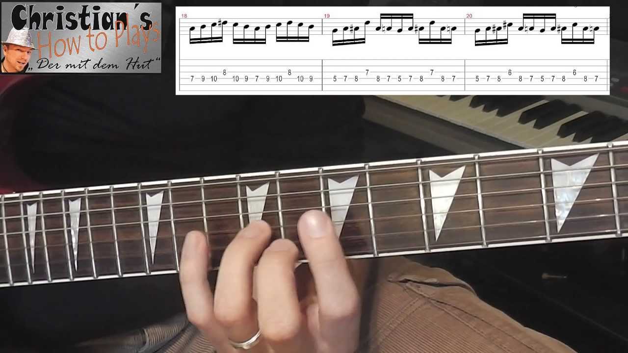 ★Zwei krasse Übungen für mehr SCHNELLIGKEIT bei Solo´s und Lead Gitarre | Tutorial + Tabs★