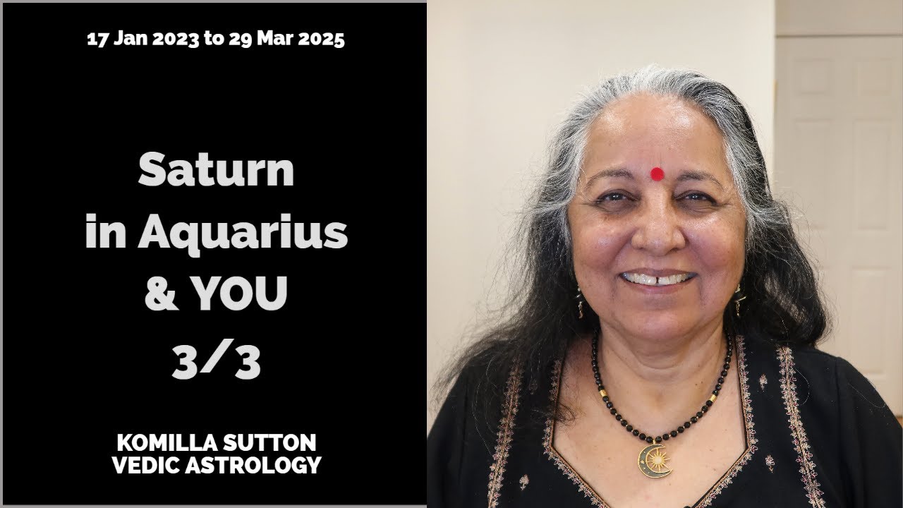 Saturn in Aquarius & YOU 3/3: Komilla Sutton