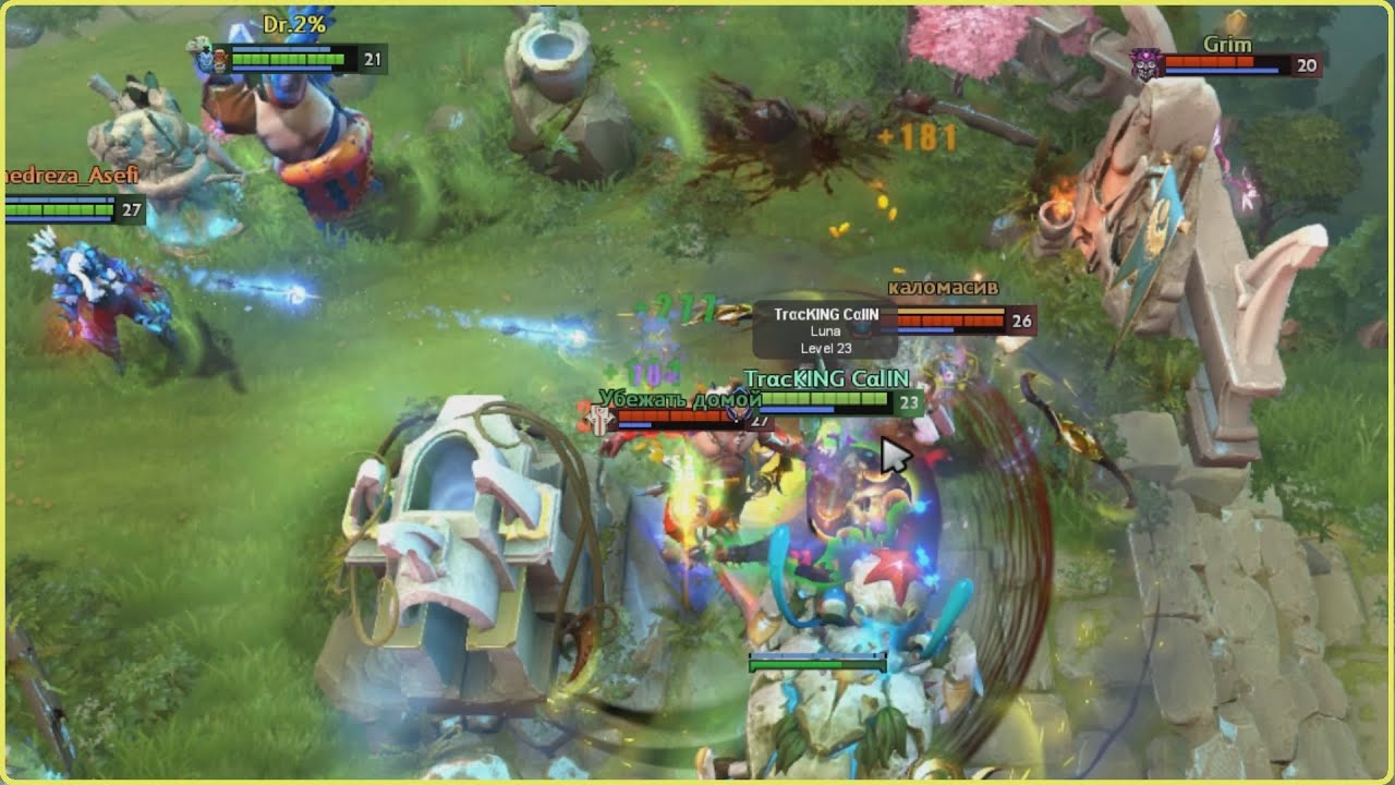 HARD SUPPORT LUNA COMEBACK - dOTA hIGHlIGHTS