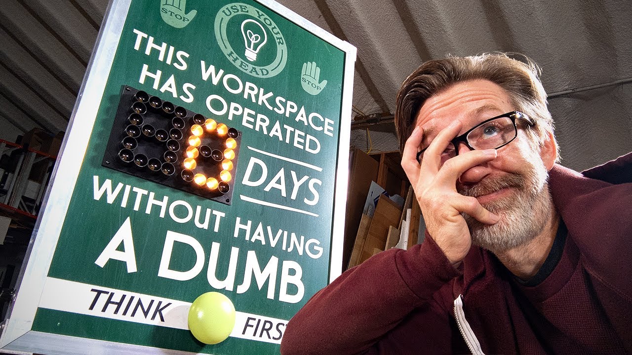 Accident Scoreboard w/ Old-School Bulb Display