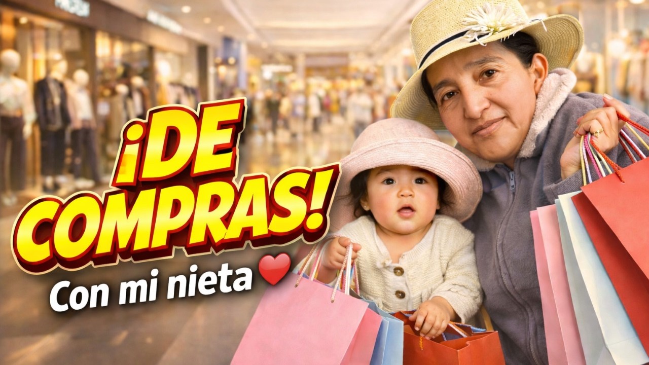 La reacción de mi nieta al llevarla de compras te sorprenderá
