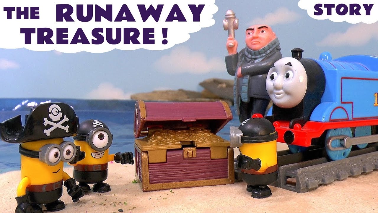 Funny Pirate Minions Stop Motion Runaway Treasure Story