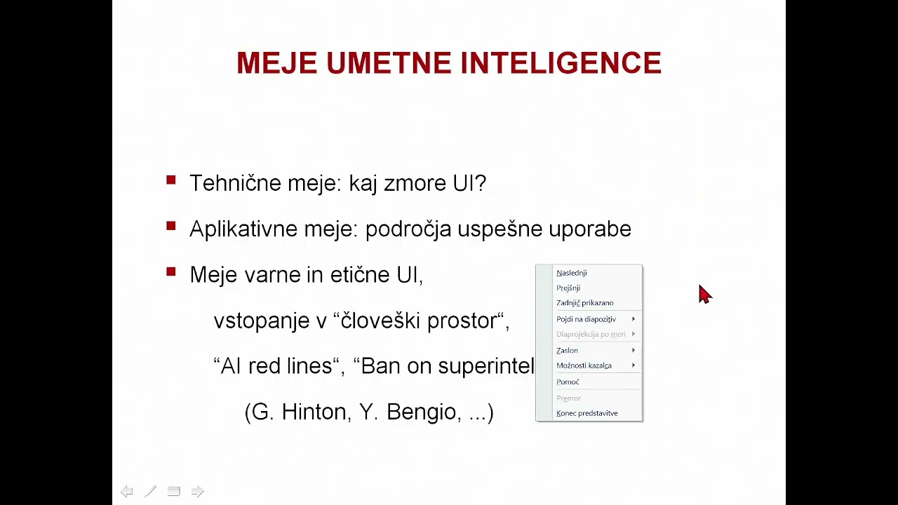 Predavanje akad. Ivana Bratka - Dinamične meje umetne inteligence