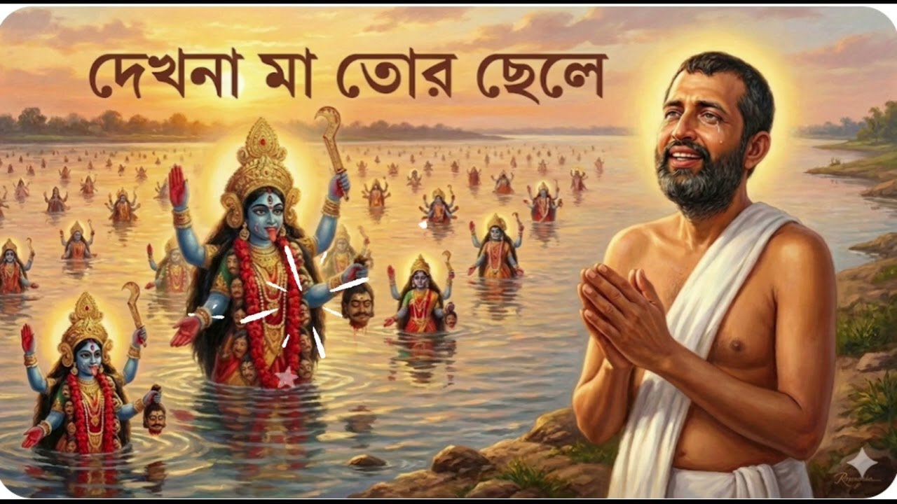দেখনা মা পাগল ছেলে।। শ্যামাসংগীত।। ত্রিপুরা লিরিক্স।।ঝুটন শীল।।