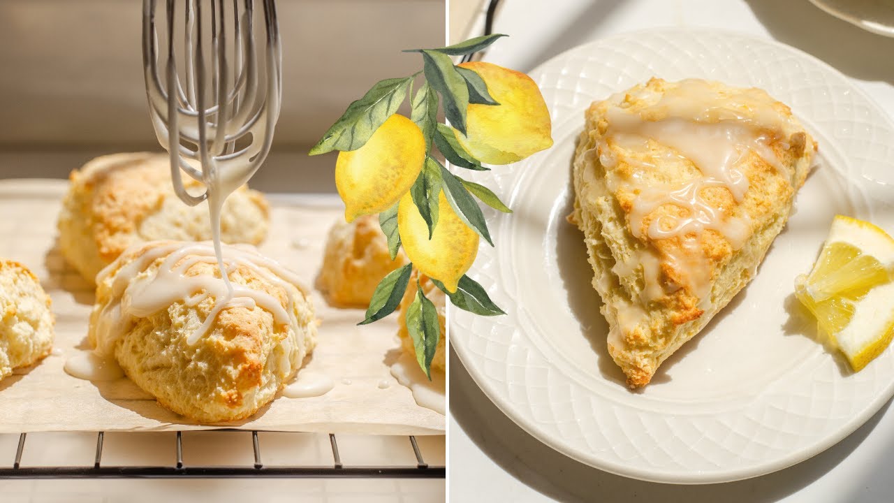 🍋How to Make Lemon Scones from Scratch!
