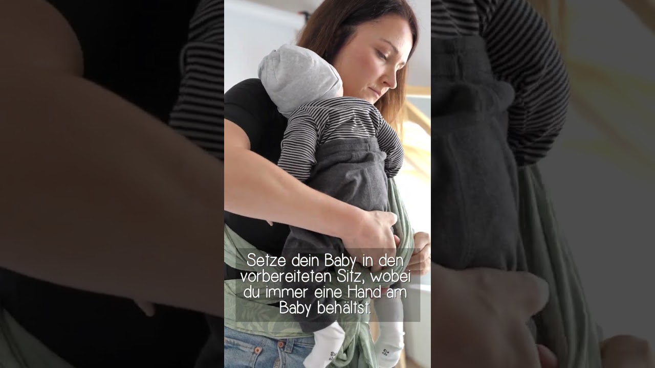 Vorgebundene Trageweise mit der manduca Sling &ndash; Einfach & Bequem