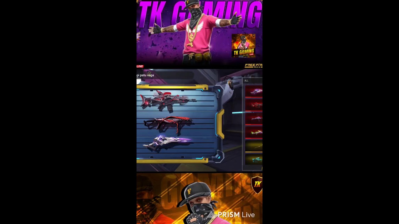 Free Fire Live 🔴 | Rank Push with TK Gaming | Daily Pro Gameplay