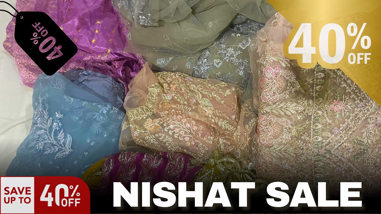 12.12 SALE Alert 🔔 Nishat 40% OFF TODAY- 03366397777 