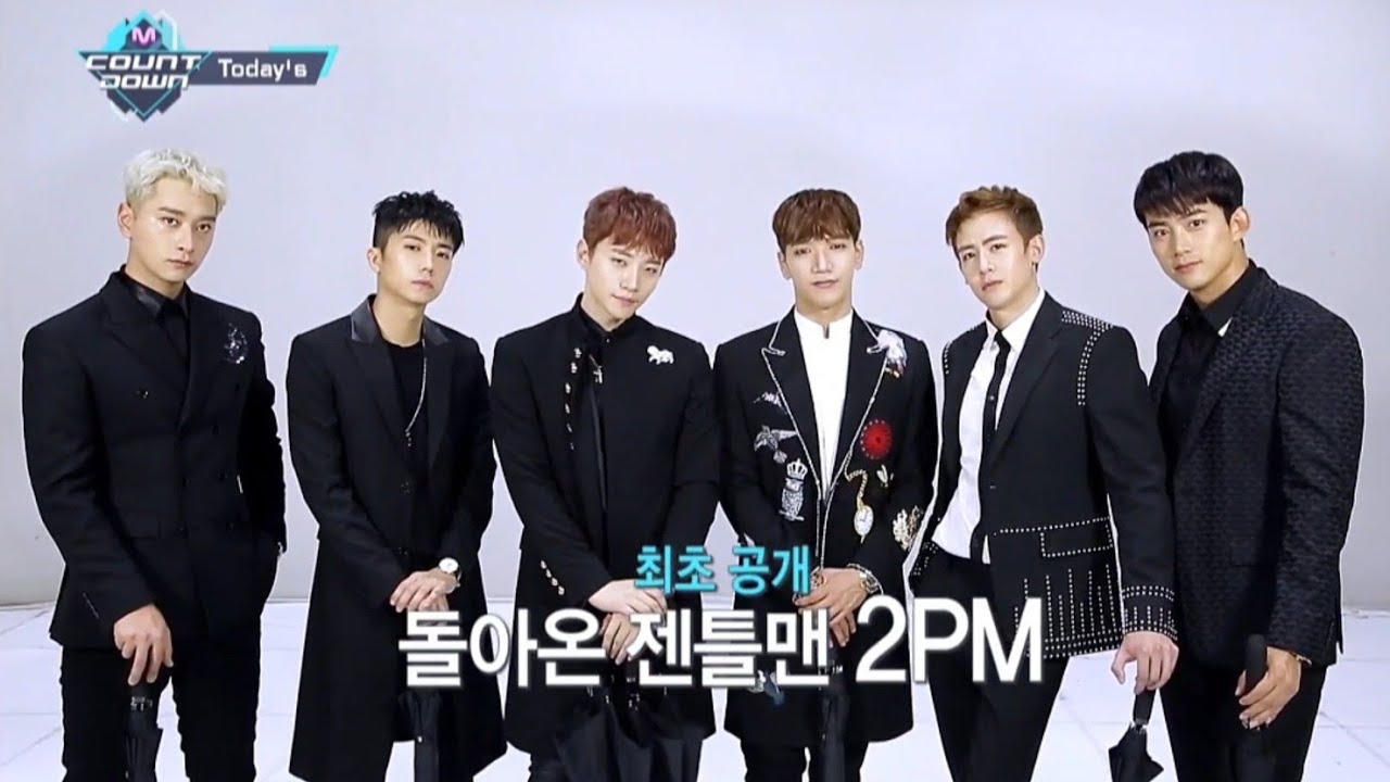 [2PM] 160922 엠카운트다운 컴백 VCR+미니 팬미팅+Promise (l'll be) 무대 cut