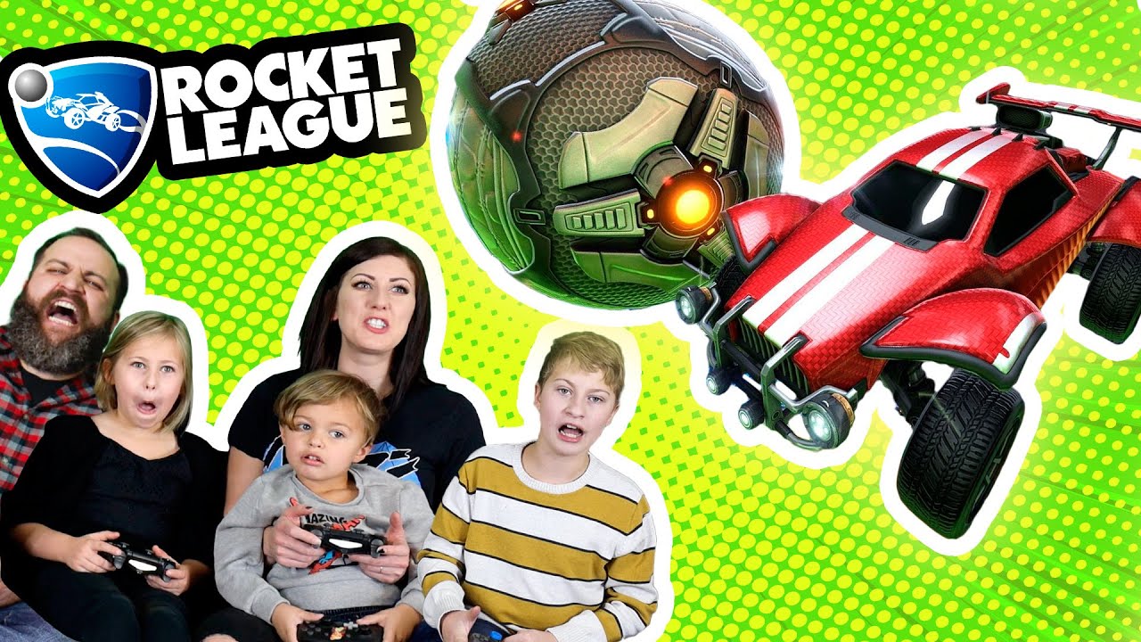 Parents vs Kids ROCKET LEAGUE - Epic Family Gaming