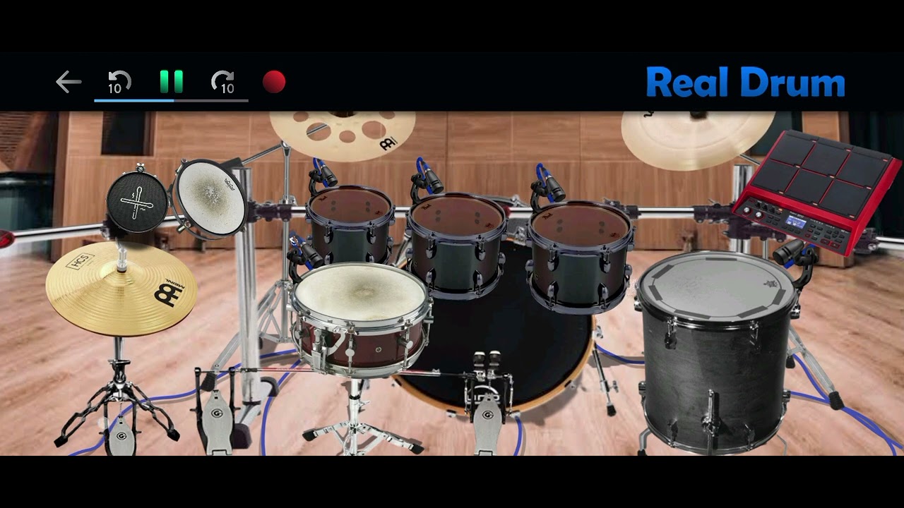 Medley pentecostal, Drum cover real drum