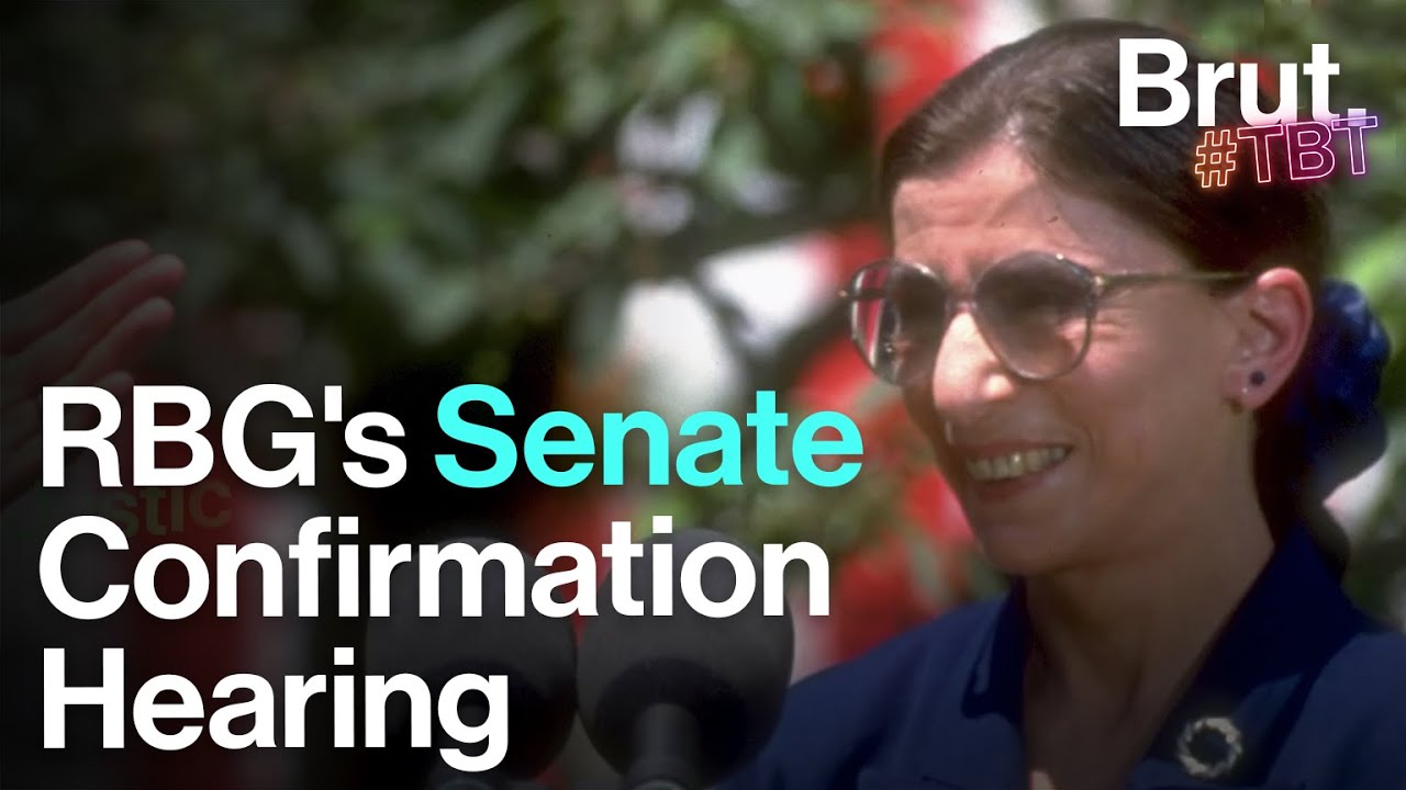 TBT: RBG's Senate Confirmation Hearing