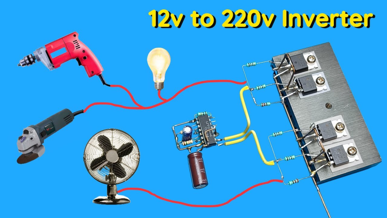 How to Make 2000W Simple Inverter at Home. सब कुछ चलाओ इस इन्वर्टर से.