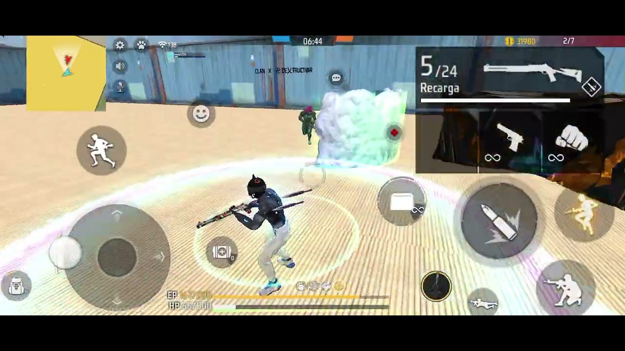 Jugando PVP 