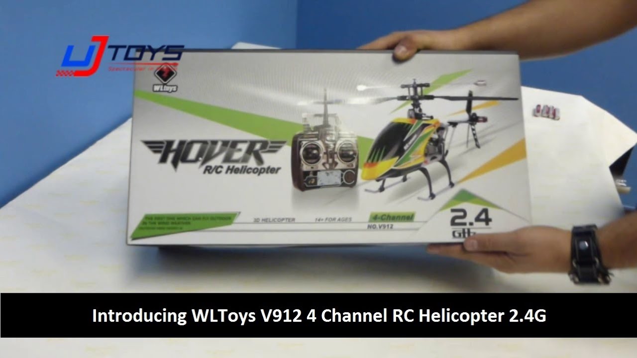 UJToys Introducing WLToys V912 4 Channel RC Helicopter 2.4G