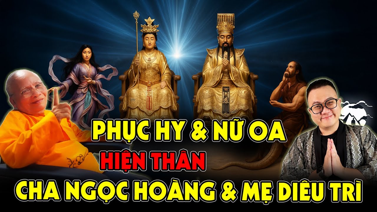 Phục Hy & Nữ Oa l&agrave; Hiện Th&acirc;n của Cha Ngọc Ho&agrave;ng & Mẹ Di&ecirc;u Tr&igrave; | Sư &Ocirc;ng An Lạc Hạnh