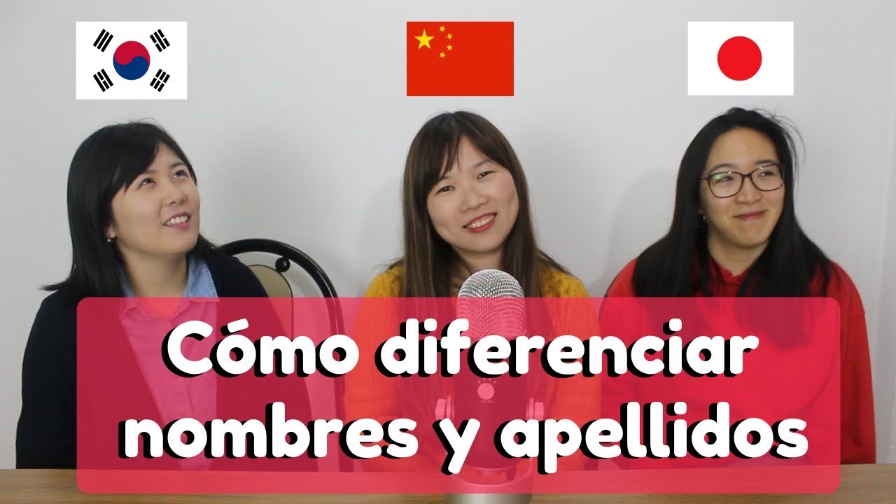 Cómo son los nombres y apellidos chinos coreanos y japoneses