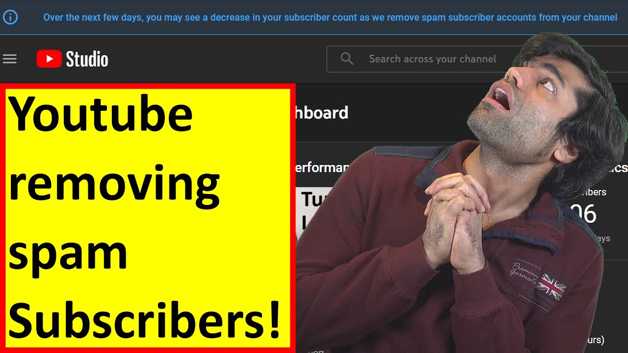 YouTube REMOVING SPAM Subscribers