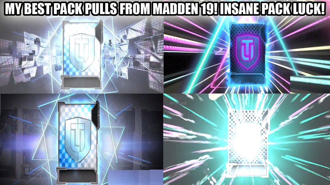 MY BEST PULLS OF MADDEN 19! INSANE PACK LUCK AND CRAZY PULLS! | MADDEN 19 ULTIMATE TEAM