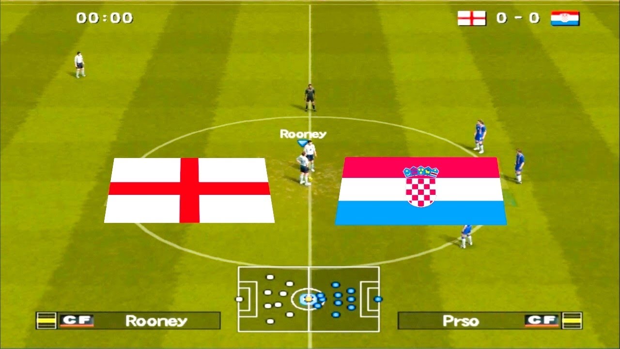 Winning Eleven 10 - England VS Croatia I PS 2